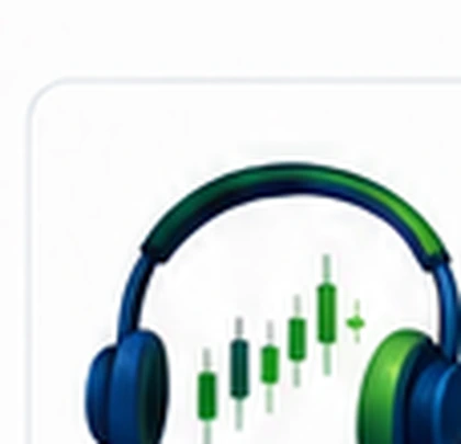 Trading support headset illustration